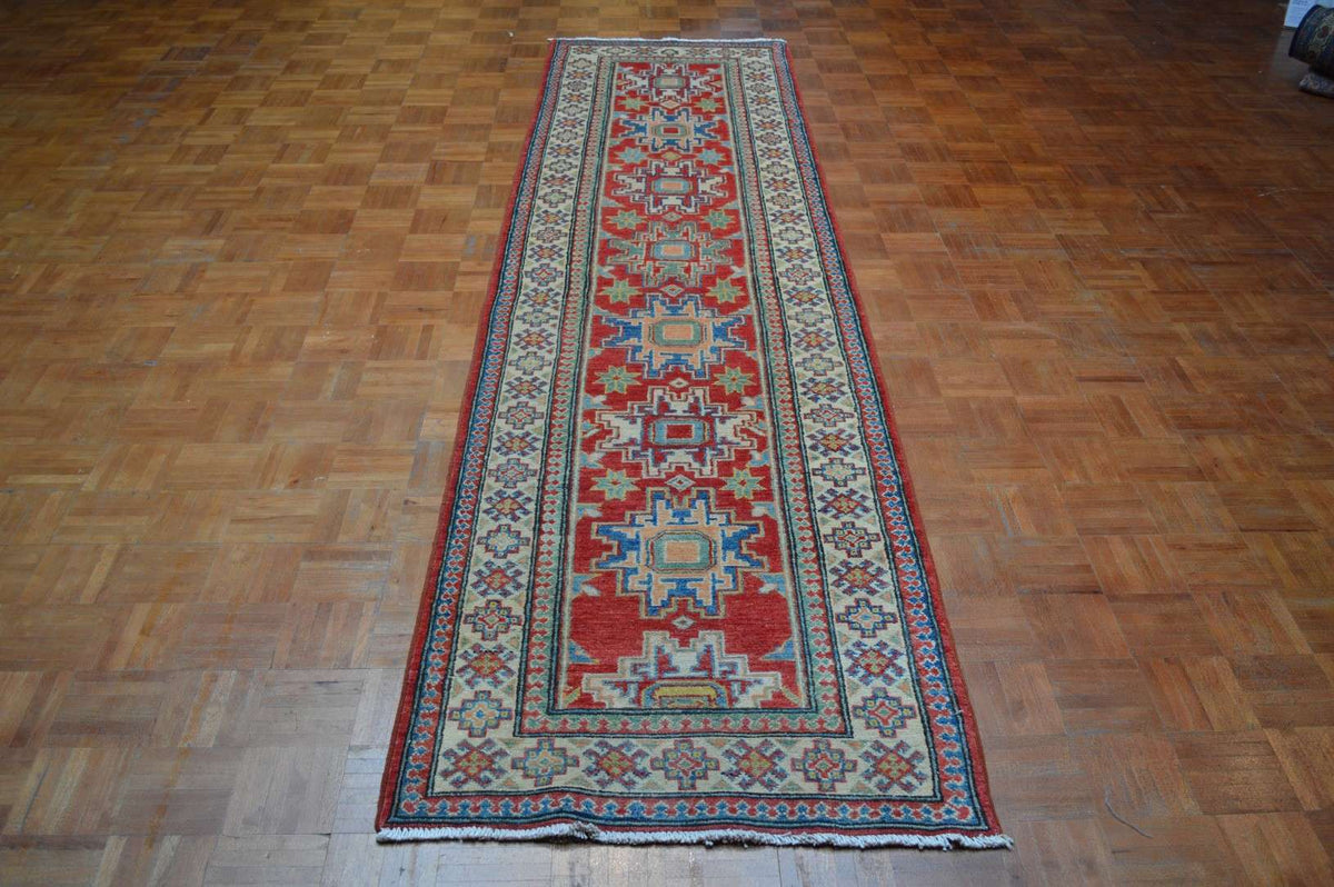 2' 8" x 11' 2" Pakistan Kazak Runner image 1