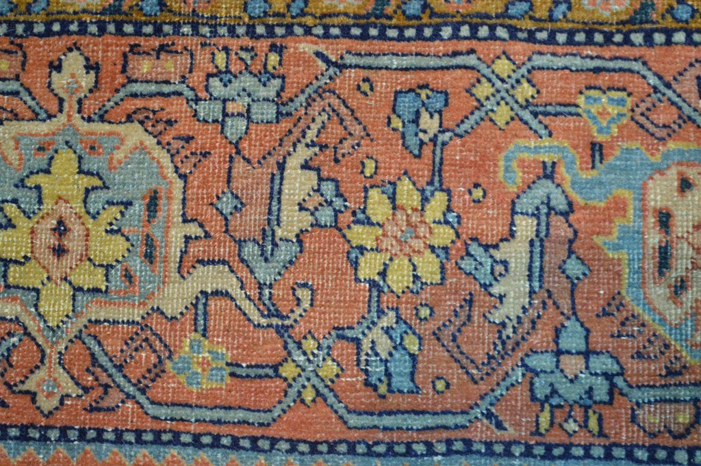 4' 4" x 6' 2" Vintage Tabriz Rug image 8