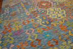 6' 8" x 9' 7" India Kilim Rug image 3