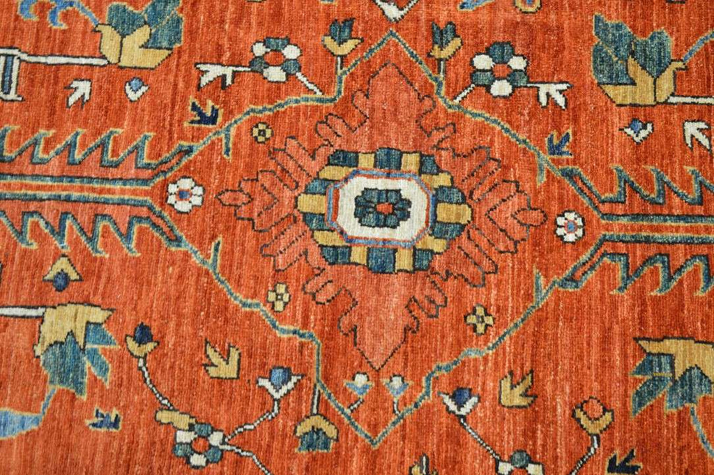 9' 2" x 12' 2" Pakistan Serapi Rug image 5