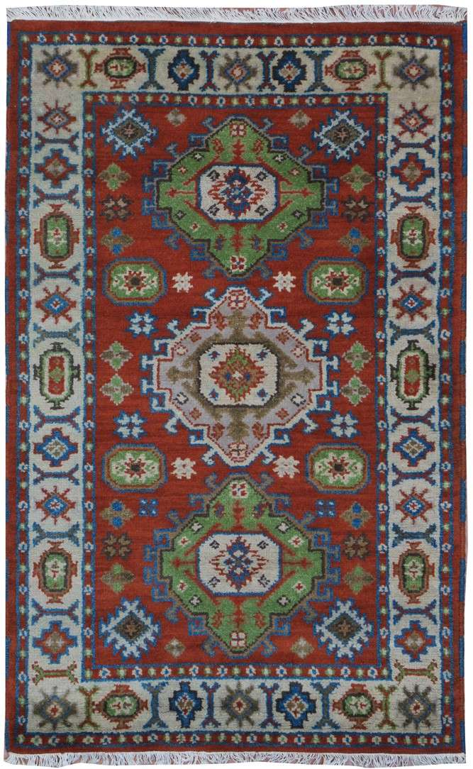 3' 0" x 5' 0" India Kazak Rug image 0