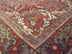 8' 0" x 11' 0" Persian Heriz Rug image 9
