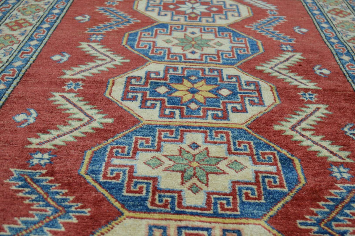 3' 7" x 5' 1" Pakistan Kazak Rug image 4