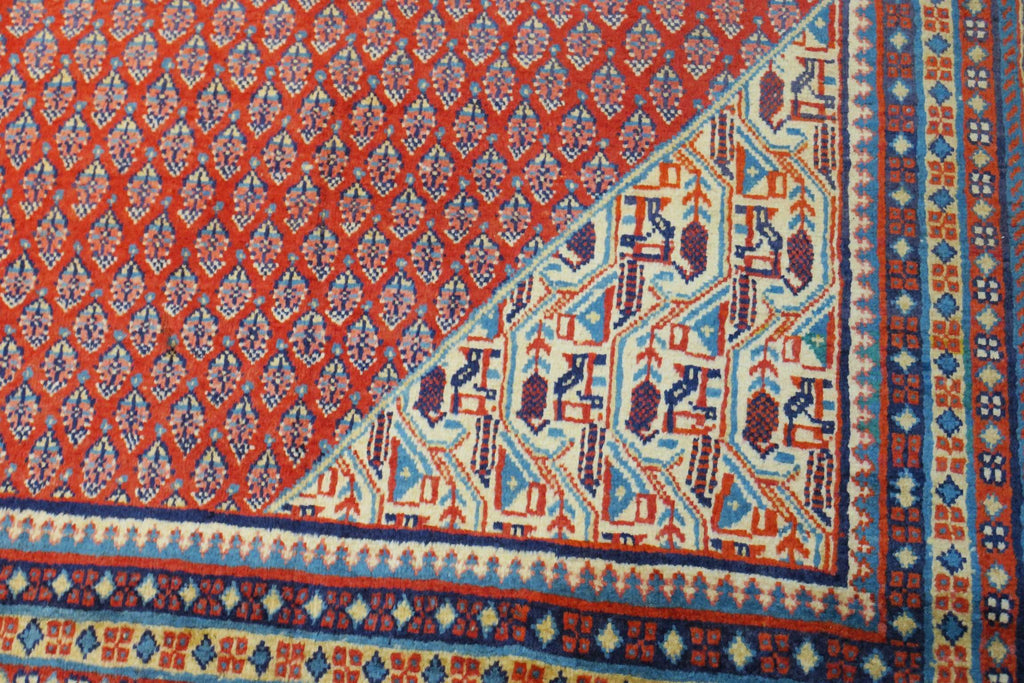 9' 7" x 11' 1" Persian Sarouk Rug image 6