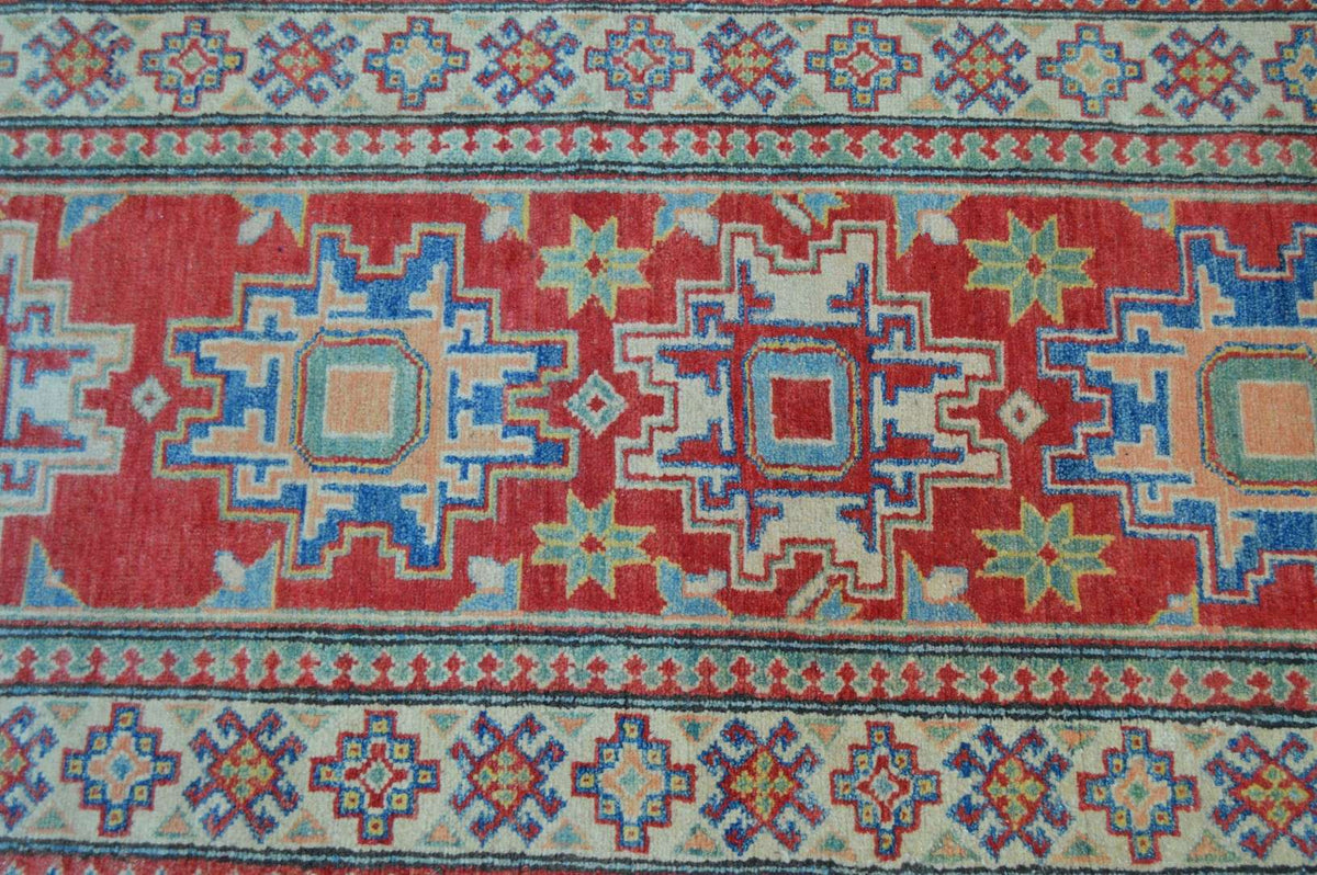 2' 8" x 11' 2" Pakistan Kazak Runner image 8