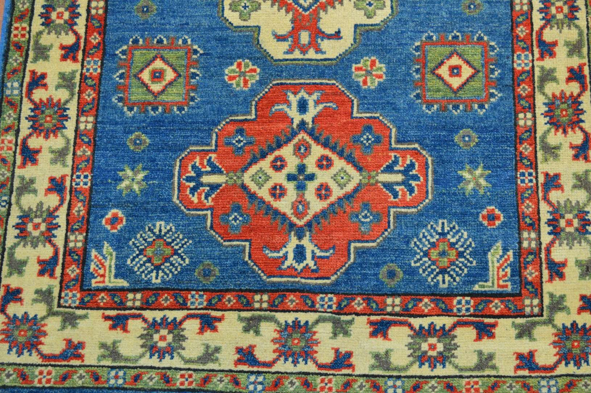 2' 8" x 12' 3" Pakistan Kazak Runner image 7