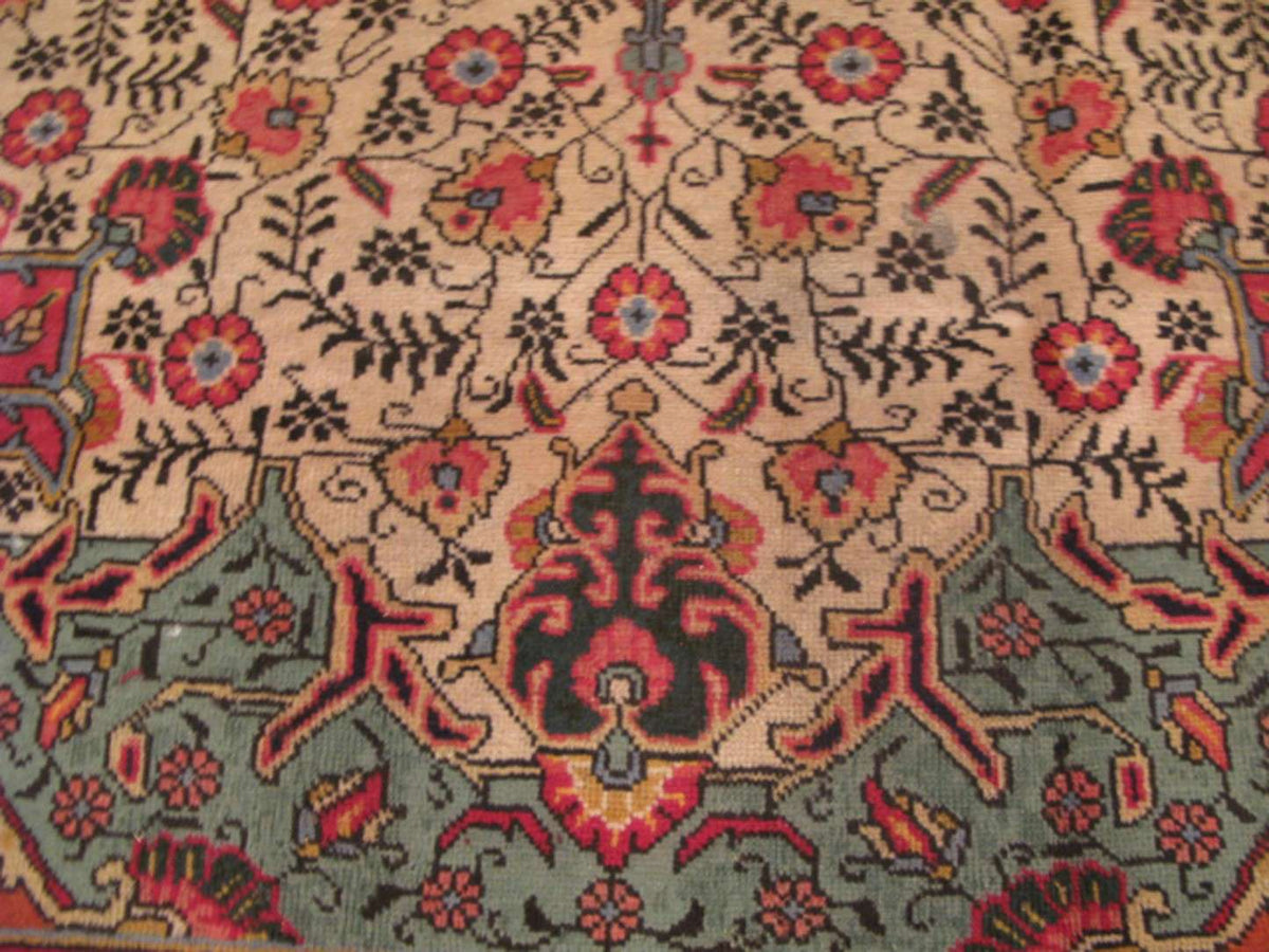 8' 0" x 11' 8" Persian Tabriz Rug image 2
