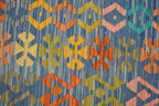 6' 8" x 9' 7" India Kilim Rug image 6