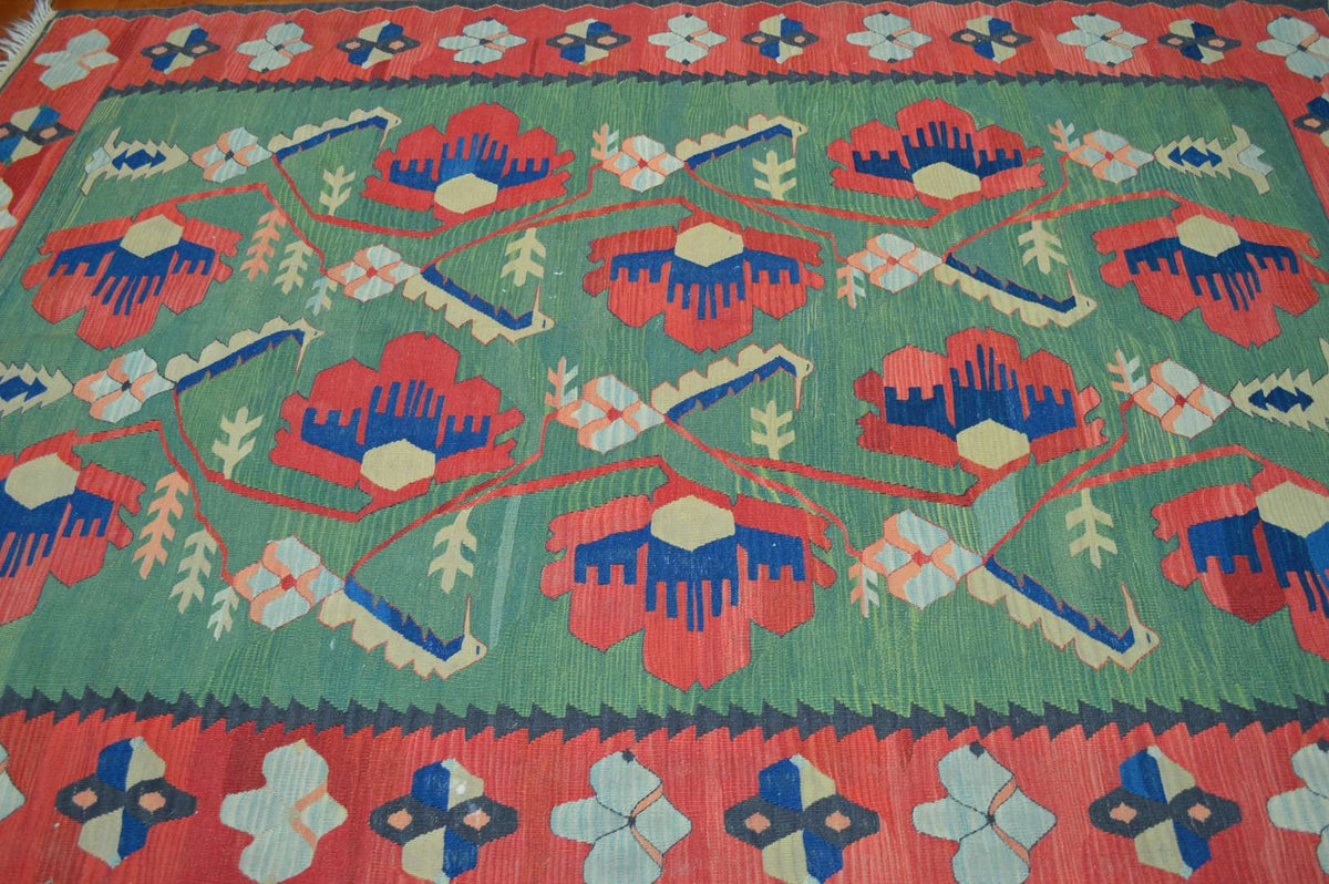 6' 0" x 9' 0" India Kilim Rug image 3