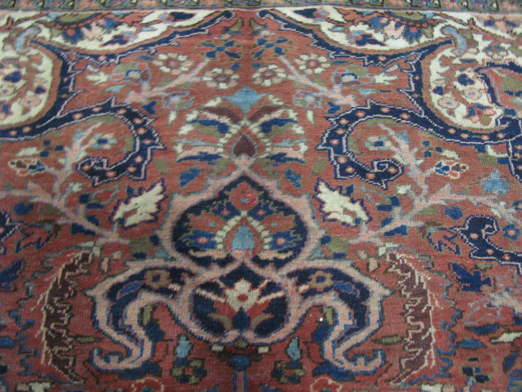 9' 5" x 12' 6" Persian Heriz Rug image 7