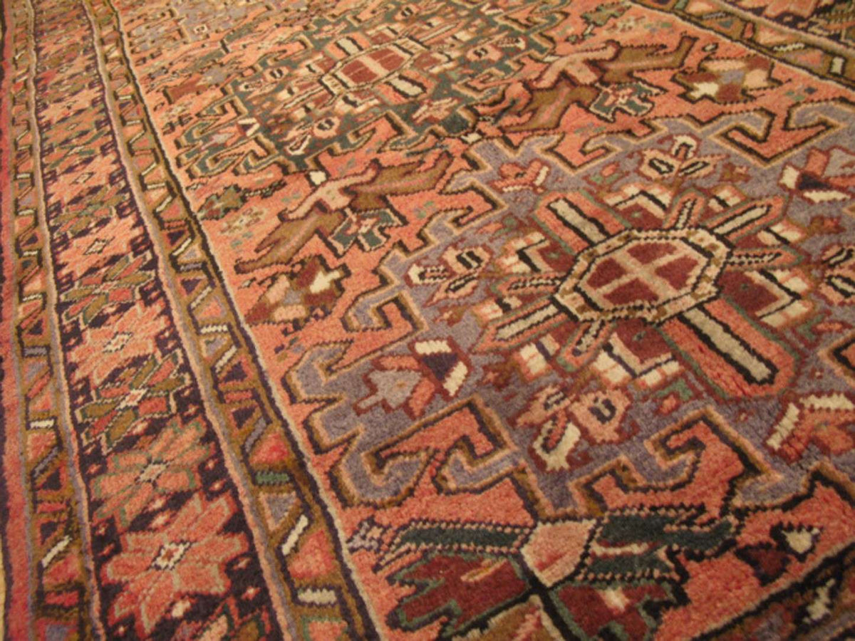 3' 6" x 10' 5" Persian Heriz Runner image 8