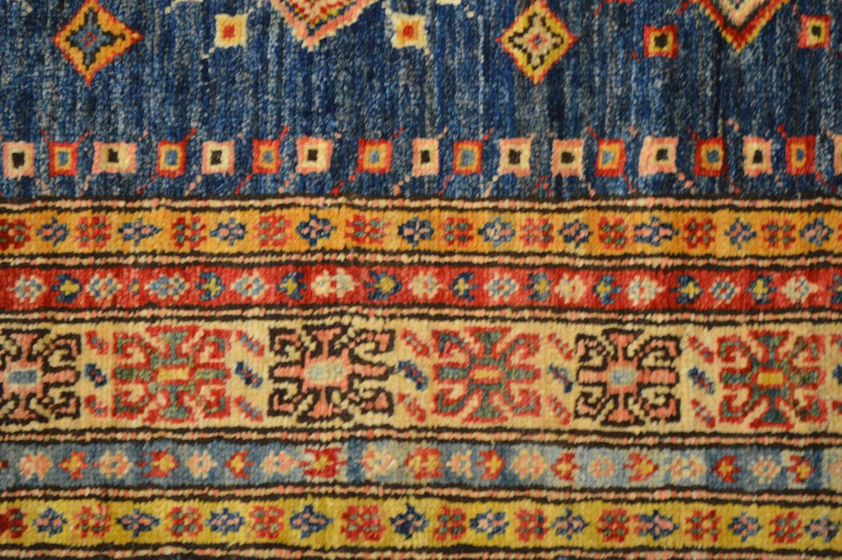 2' 8" x 12' 3" Pakistan Kazak Runner image 9