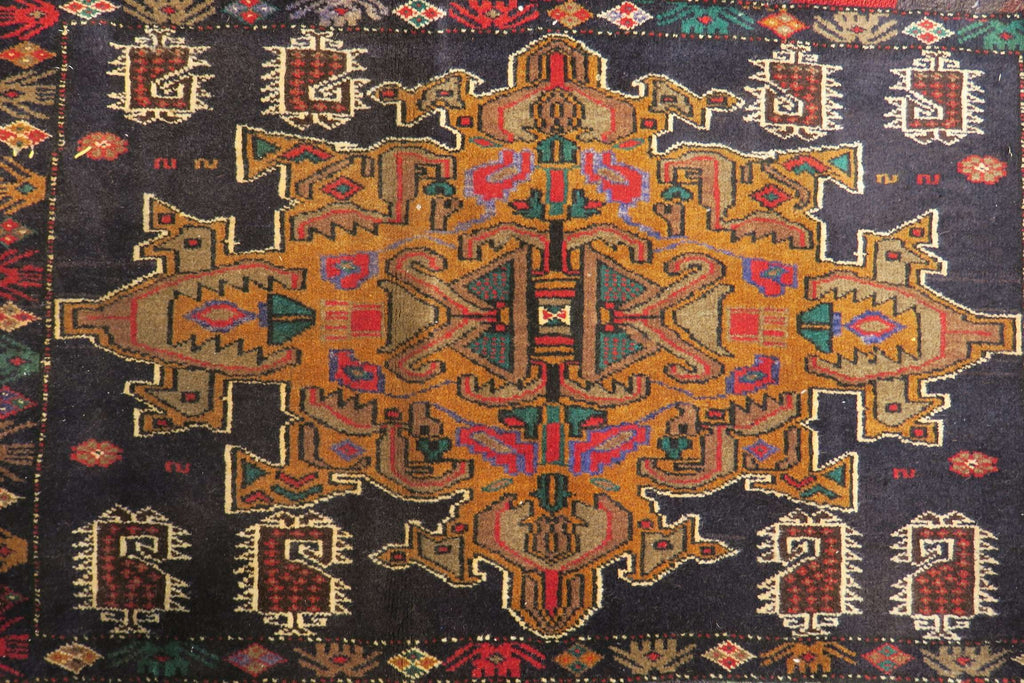 1' 8" x 2' 8" Persian Baluch Rug image 3