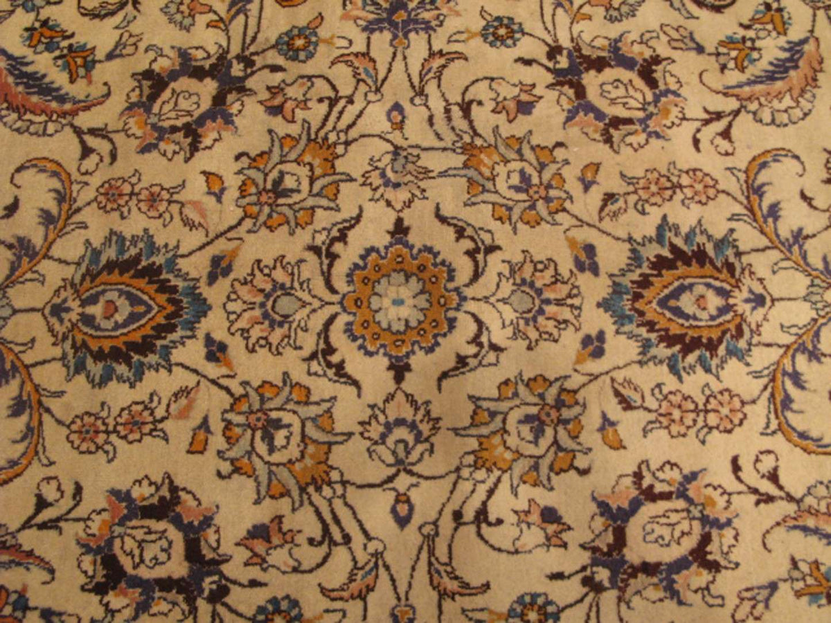 11' 4" x 13' 1" Persian Mashhad Rug image 4