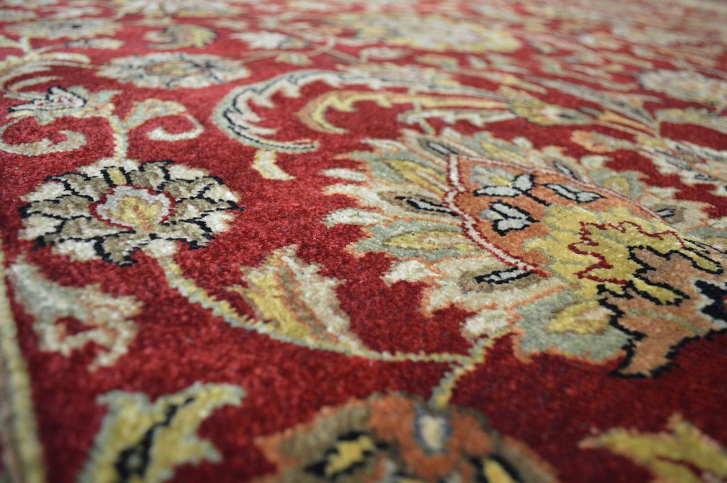 9' 0" x 12' 1" India Agra Rug image 8