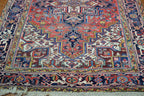 7' 1" x 9' 1" Persian Heriz Rug image 3