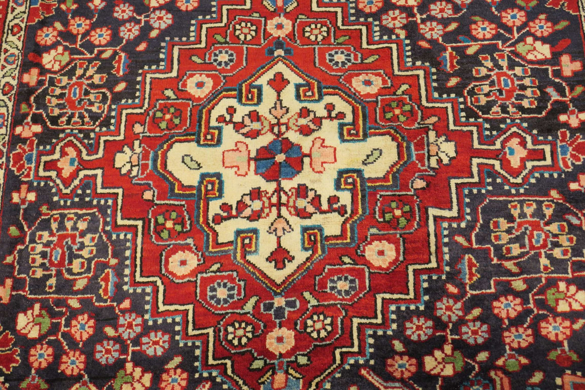 4' 2" x 7' 3" Persian Jozan Rug image 8
