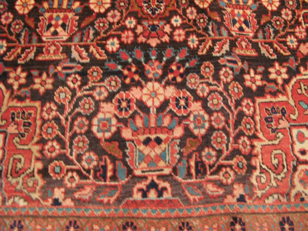 4' 5" x 7' 0" Vintage Malayer Rug image 4
