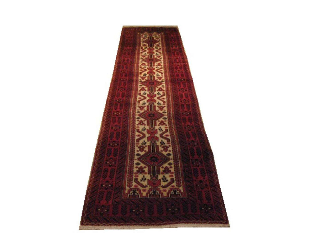 3' 2" x 13' 7" Persian Belouch Runner image 0
