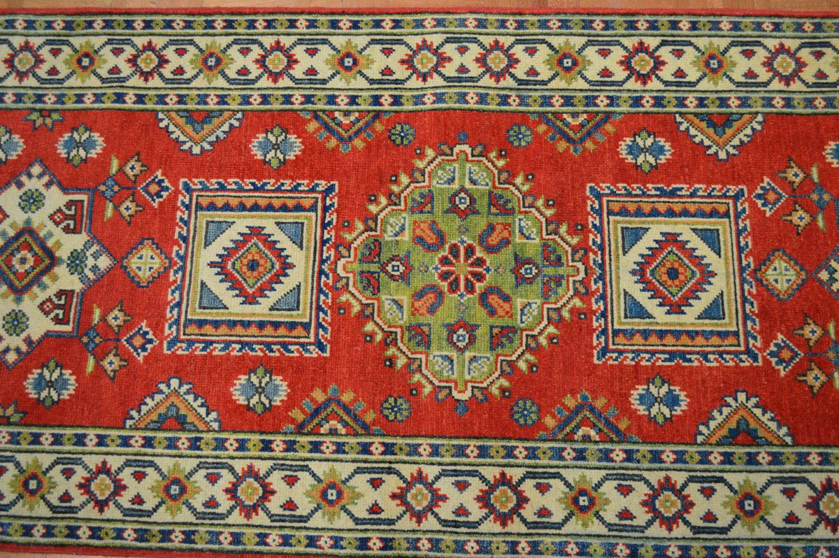 2' 8" x 9' 7" Pakistan Kazak Runner image 3