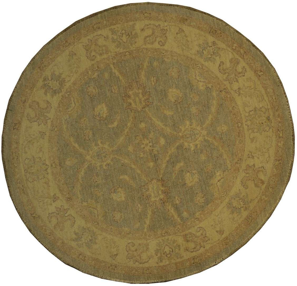 4' 0" x 4' 0" Pakistan Peshawar Round Rug image 0