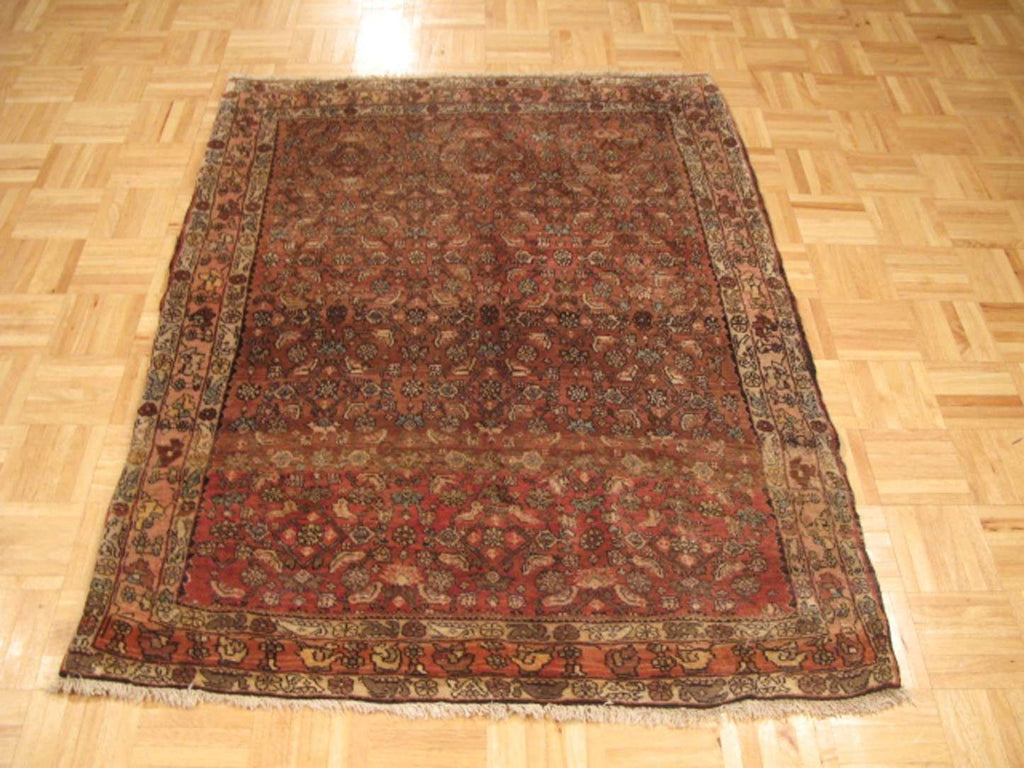 3' 8" x 4' 1" Persian Bijar Rug image 1