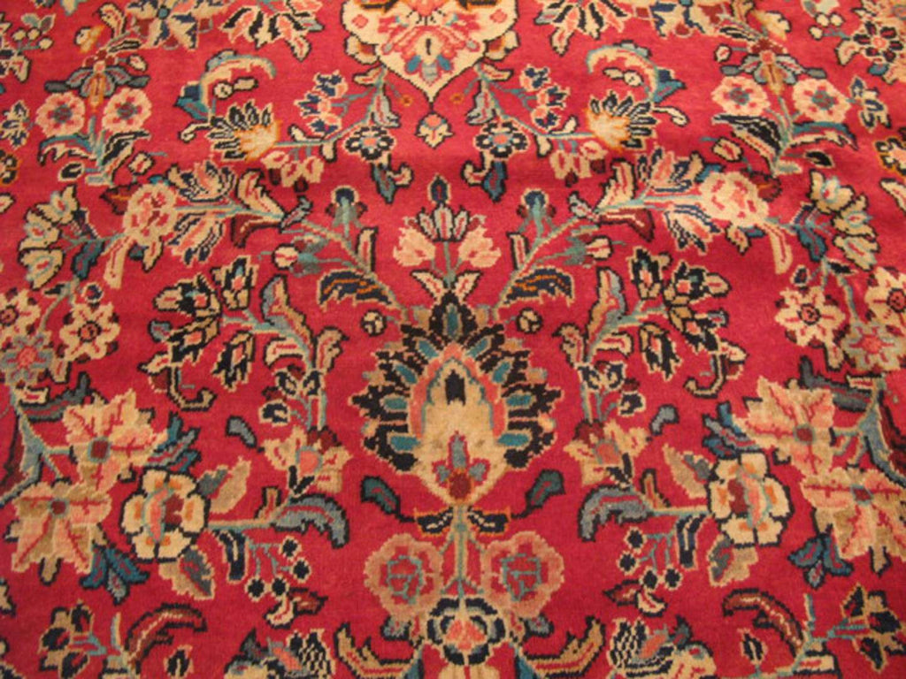 10' 6" x 14' 4" Persian Sarouk Rug image 3