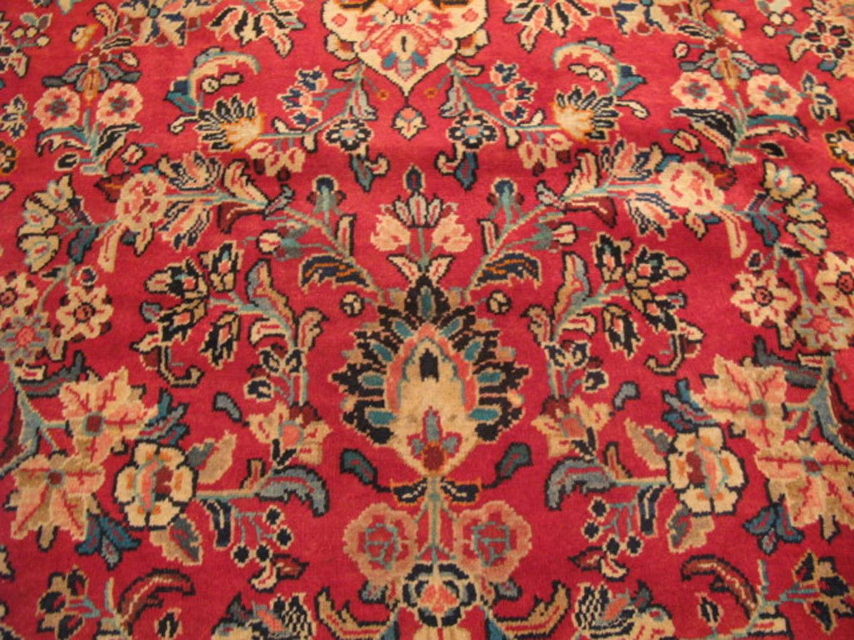 10' 6" x 14' 4" Persian Sarouk Rug image 3