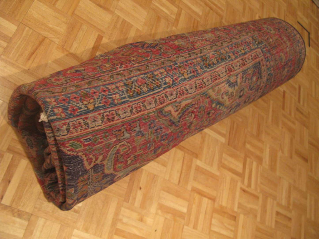 9' 8" x 13' 0" Persian Mashhad Rug image 12