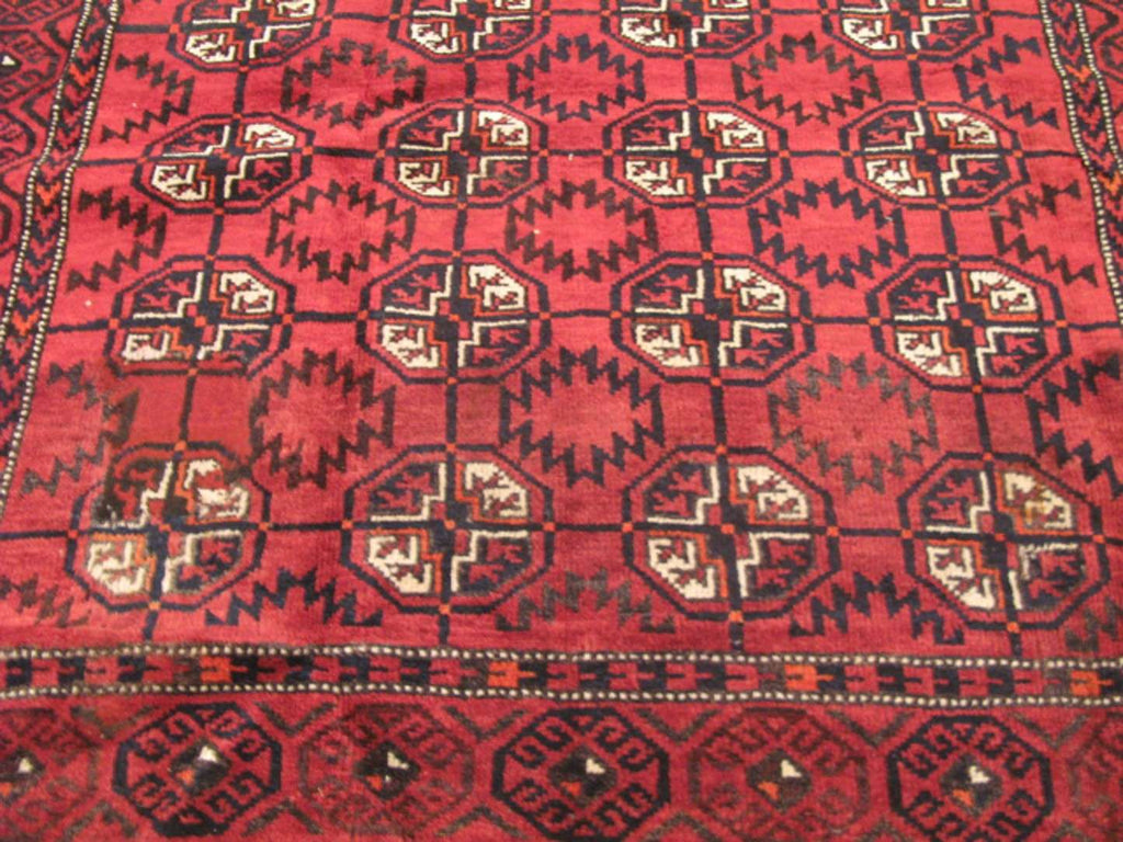 4' 0" x 6' 8" Vintage Turkmen Rug image 3