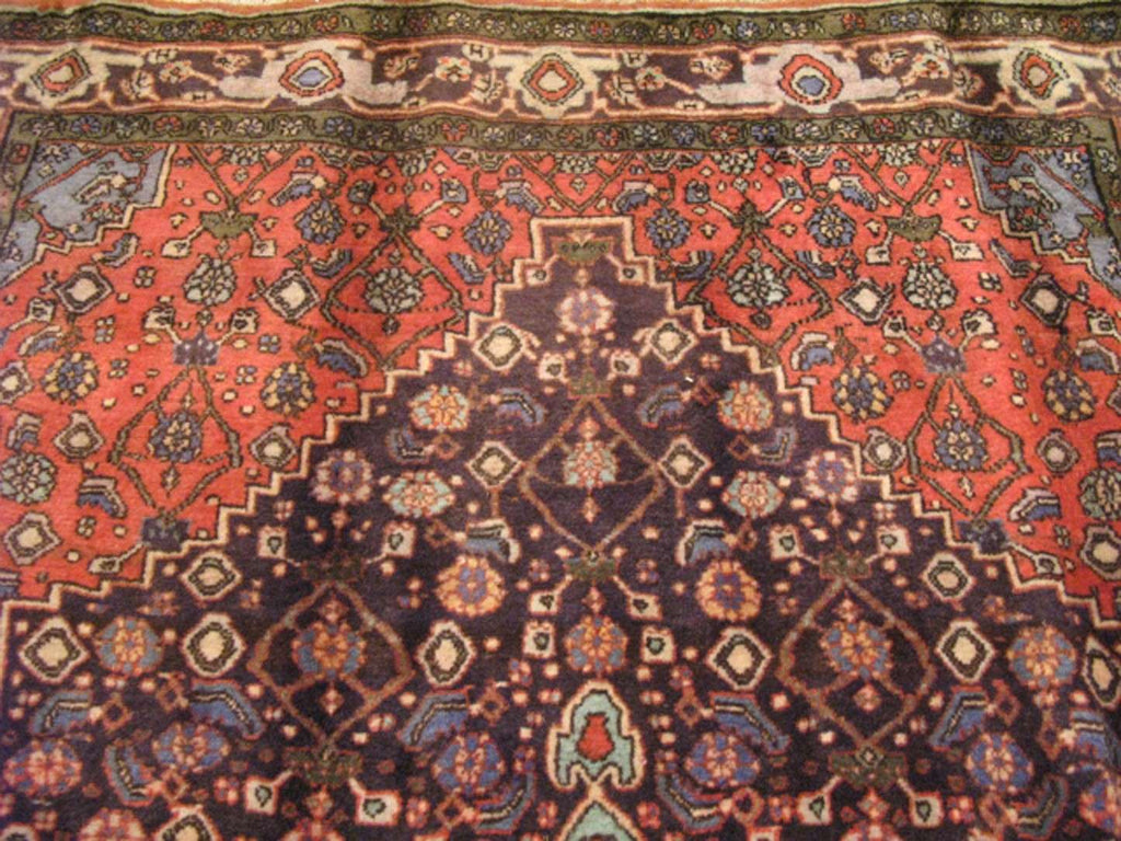 4' 0" x 6' 6" Vintage Bijar Rug image 4