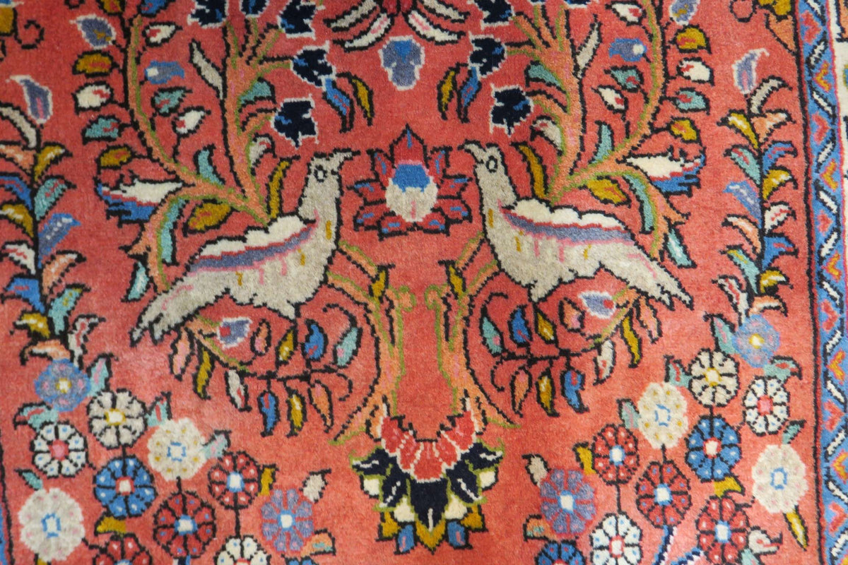2'6'' x 9'3'' Persian Sarouk Runner image 8