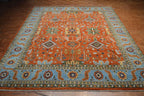 6' 8" x 10' 6" Pakistan Kazak Rug image 7