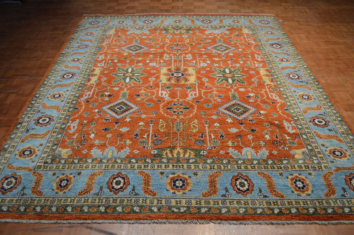 6' 8" x 10' 6" Pakistan Kazak Rug image 7