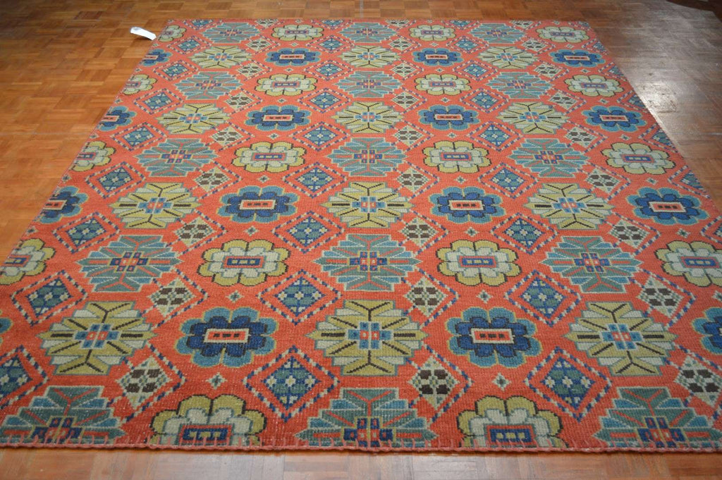 8' 2" x 10' 1" India Flat Rug image 1