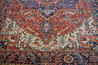 8' 3" x 11' 2" Persian Heriz Rug image 4
