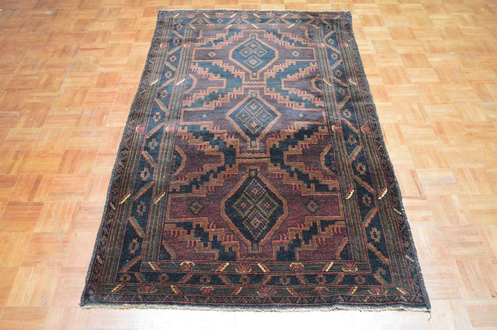 3' 9" x 6' 8" Afghanistan Belouch Rug image 12