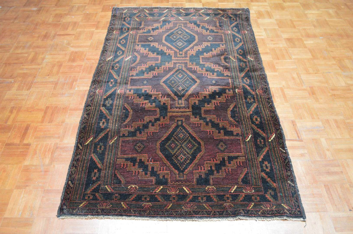 3' 9" x 6' 8" Afghanistan Belouch Rug image 12