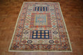 4' 1" x 6' 0" Pakistan Kazak Rug image 1