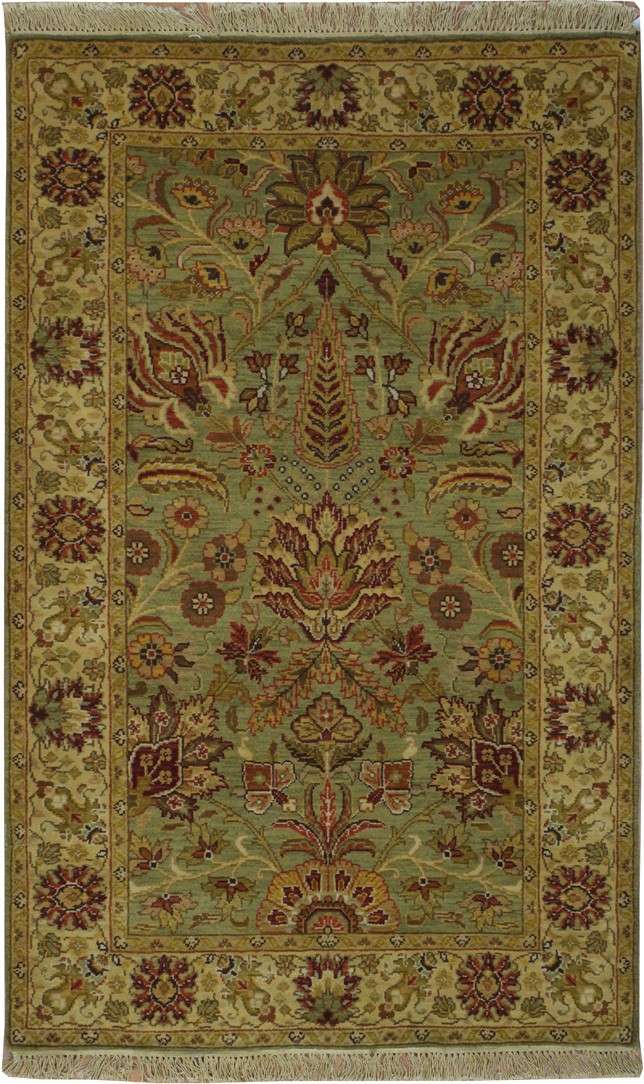 2' 5" x 4' 1" India Agra Rug image 0