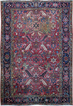 7' 4" x 10' 8" Persian Heriz Rug image 0