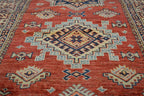 3' 5" x 4' 10" Pakistan Kazak Rug image 3