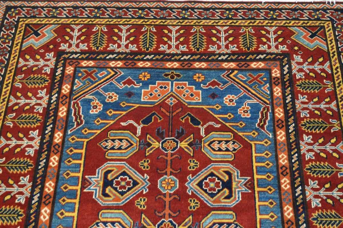 4' 2" x 6' 1" Pakistan Shirvan Rug image 2