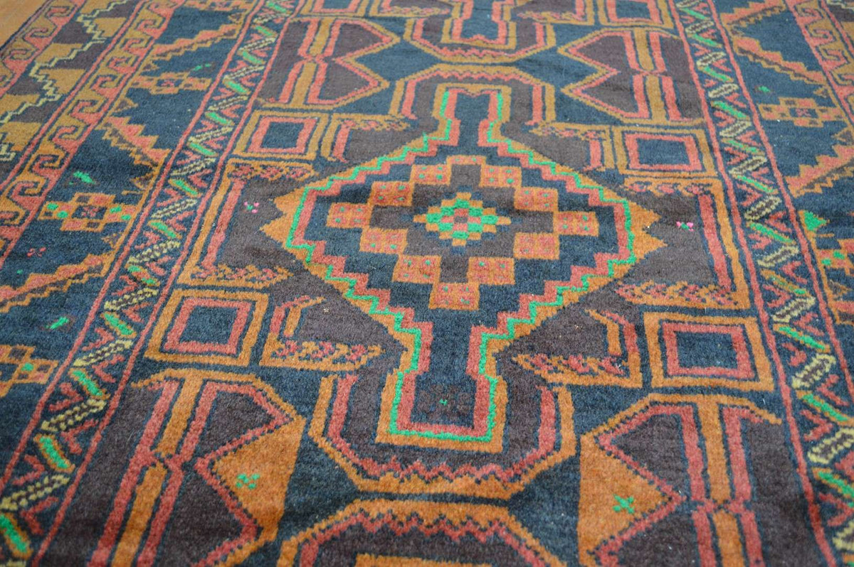 3' 6" x 6' 7" Afghanistan Belouch Rug image 2