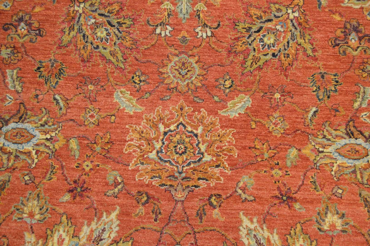 8' 0" x 8' 2" India Sultanabad Square Rug image 8