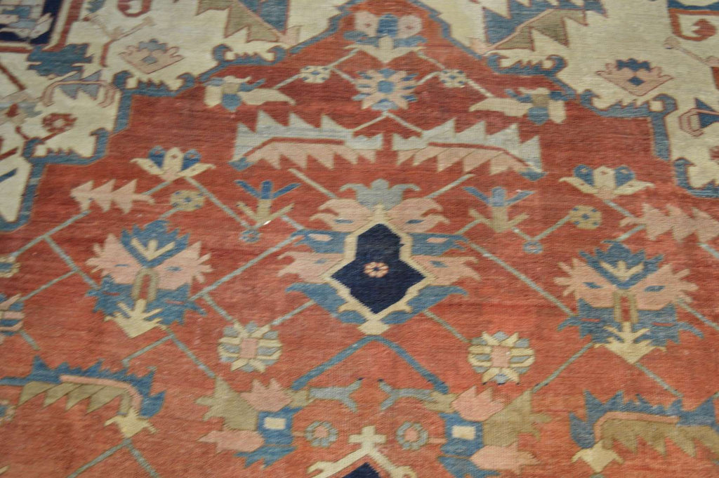 9' 4" x 13' 2" Persian Serapi Rug image 7