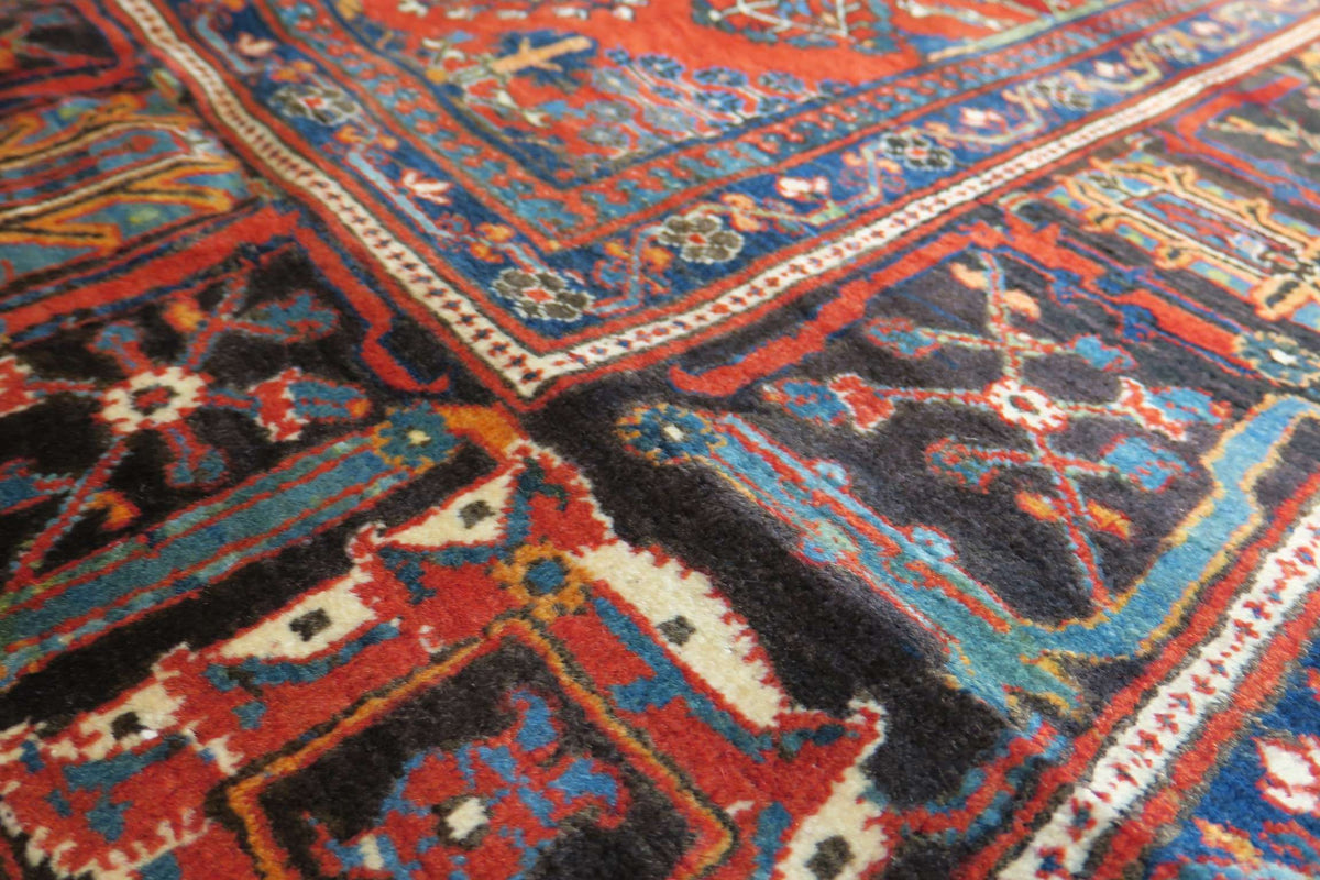 6' 10" x 10' 7" Persian Joshaghan Rug image 11