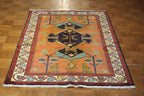 3' 8" x 5' 4" Persian Hamadan Rug image 4