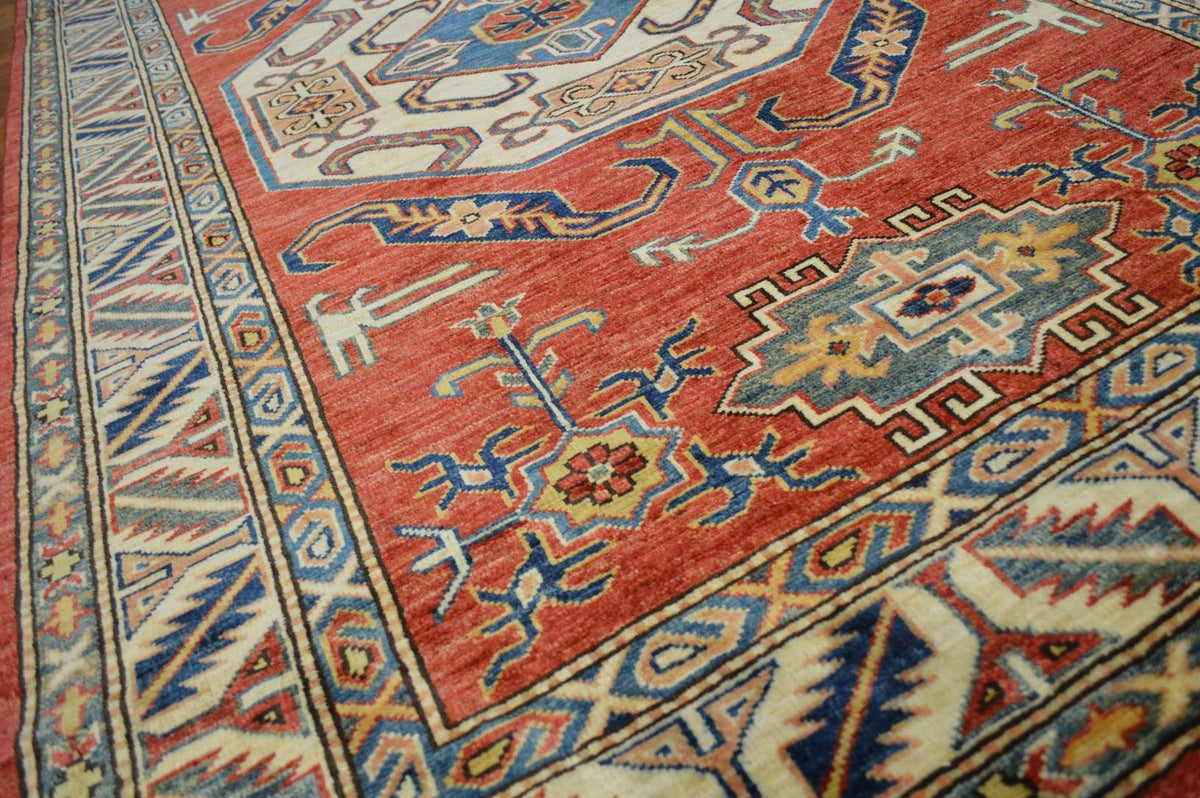 4' 3" x 7' 0" Pakistan Kazak Rug image 3
