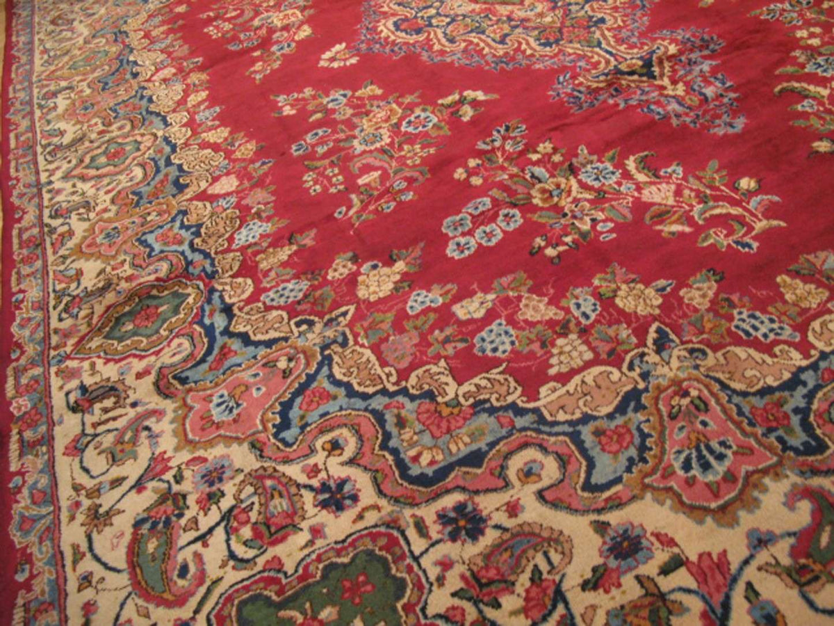 8' 3" x 11' 8" Persian Kerman Rug image 9